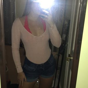 Blush Long Sleeve Body Suit